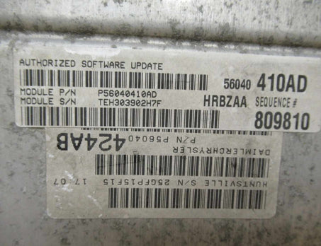 Computadora para Dodge Ram 2000 5.9. 56040410AD