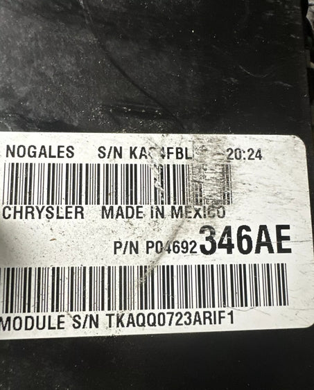 Caja de fusibles para chrysler 200 2012 2.4 04692346AE